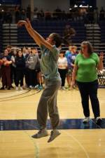 Junior Zoey Torppey made 13 of 25 three-point shots during the competition.