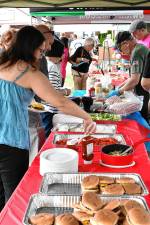 Residents at the ninth annual clambake hosted by Sparta Veterans of Foreign Wars Post #7248 on Saturday, Sept. 13. (Photos by Maria Kovic)