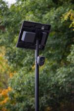 A Flock camera at Warwick Turnpike and Bowen Road. The Town of Warwick has 10 ALPR cameras. Photos by Aja Brandt.