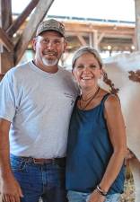 <b>Will and Holly Sytsema own and operate Windy Flats Dairy in Wantage. (Photos provided)</b>
