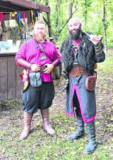 Peter Hoadley and Robert Lanza, both of Blairstown pose for a photo.