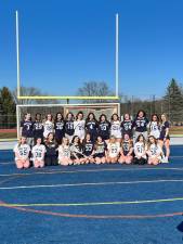The Pope John XXIII Regional High School girls lacrosse team is to begin its regular season with a home game against Saint Elizabeth on Monday, April 3. (Photo provided)