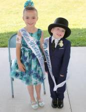 Little Miss Wantage, Jacqueline Gunther, and Little Mister Wantage, Beau-Garrett Paul Kimkowski (Photo provided)