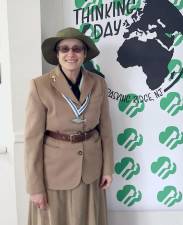 Actor Carol Simon Levin is dressed as Juliette Low, founder of the Girl Scouts. (Photo provided)