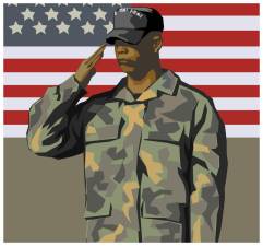 War re-enactors, VA counselors part of tribute to veterans this weekend