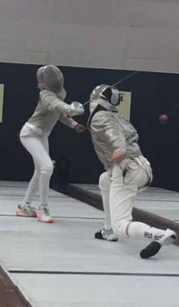 Trudnos, at right, in action