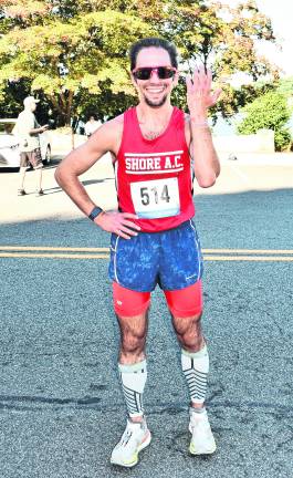 Mark Minervini of Stanhope won the Labor Day 5K.
