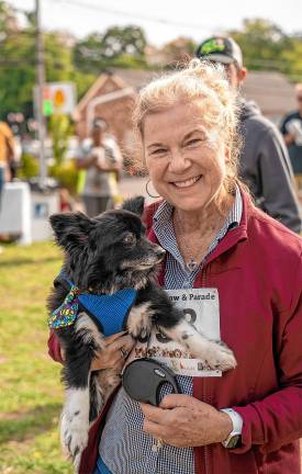 Debbie Hadley with Rocky.