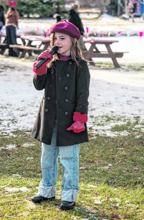 Colbie Rose Rochman sings.