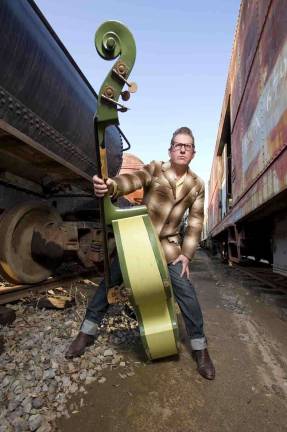 Lee Rocker photographed on 12/14/11 for the &quot;Last Train To Memphis&quot; CD artwork Photo provided
