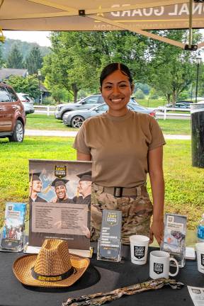 <b>Valerie Gonzalez of the National Guard. (Photo by Nancy Madacsi)</b>