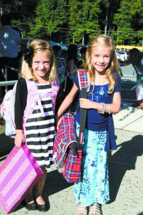Ella Rozynski, 1st grade and Brooke Lengen, 2nd grade.