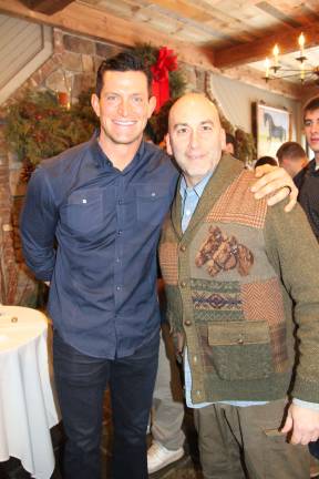 Steve Weatherford and Mohawk House owner Steve Scro.