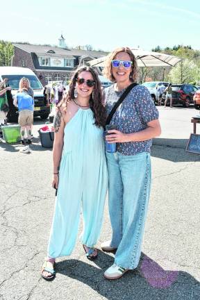 Mikaela Turner, the owner of Simple Bare Necessities, stands with Jenn Petrie of Byram.