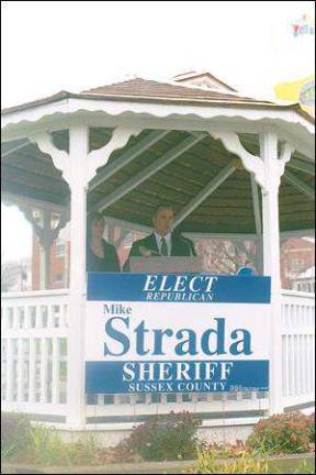 Strada challenges sitting sheriff