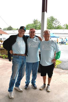 <b>Ray Conway, Mike Sullivan and Bob McCrimlisk of the Sparta team.</b>