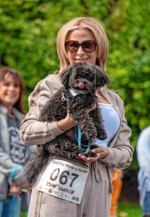 Trisha Emond with Bruno.
