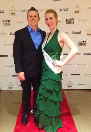 Jeremy Slate and Brielle Takacs-Senske of Sparta are shown.