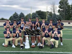 The Pope John XXIII Regional High School football team includes 12 seniors. (Photo provided)