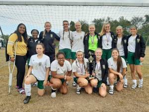 Veritas Christian Academy defeated Pilgrim Academy, winning the Garden State Association of Christian Schools girls soccer tournament on Saturday, Oct. 12, 2019.