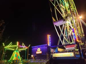 Rides at the ShopRite of Sparta during Grand Opening week.