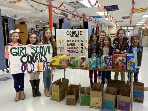 From left are Madison Gagliardi, Quinn Kirschner, Kaelyn Daggett, Brianna Dancs, Lorelei Mahoney, Lia Merlucci, Grace Brunelle and Cataleya Azcona. Not pictured are Abigail Corbisiero, Amelia Tower, Kaitlinh Monesmith, Madelyn Leondi and Nora Guiliana.