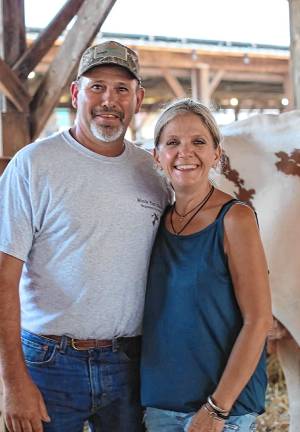 <b>Will and Holly Sytsema own and operate Windy Flats Dairy in Wantage. (Photos provided)</b>