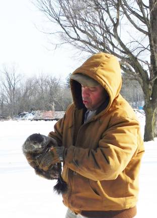 Local prognosticator predicts 6 more weeks of winter weather.