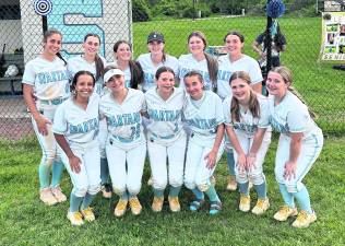 The Sparta softball team