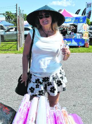 <b>Stacy Kenefick of Newton poses for a photo.</b>