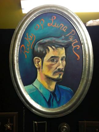 A portrait of the artist