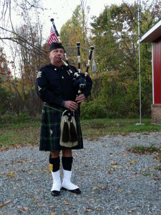 The piper played Amazing Grace
