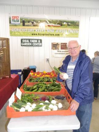 Bob C. of the Sussex County Farmer&#x2019;s Market invites you to take a break and enjoy your shopping experience.