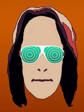 Photo credit: Danny O&#x2019;Connor Illustration of Todd Rundgren.