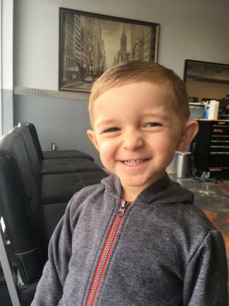 Sean, my little Irish man. Photo courtesy of Jennifer.