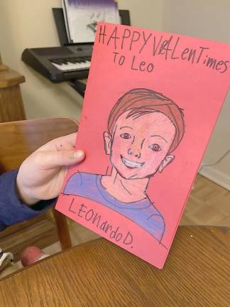 Gifted young artist delights classmates with Valentine’s Day portraits