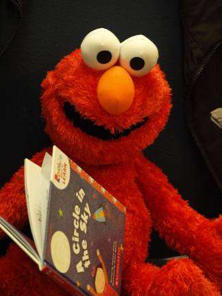 Celebrating Elmo's birthday