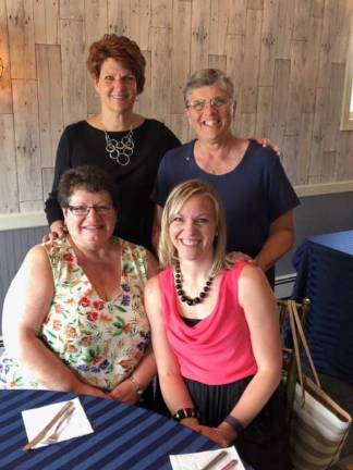 The Sparta Recreation Department staff. Front row, from left: Janice Williams, and Alison Deehney. Back row, from left: Marianne Dilworth and Donna Jenkins