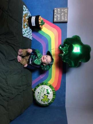 "Children are the rainbow of life and our Pot of GOLD." We were so Lucky and Blessed to welcome our little Leprechaun into the world this year! Our little Pot of Gold has brought us so much joy, love, laughter, and life and we couldn't be any luckier!"