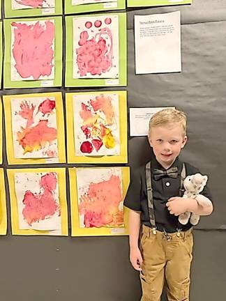 Family and students turn out for the school’s 4rth Annual Art Gala.