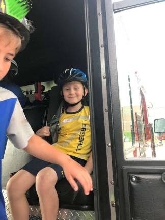 Free helmets were provided to participants