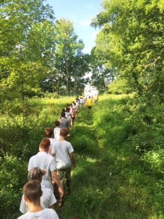 Junior Police Investigators on the trail