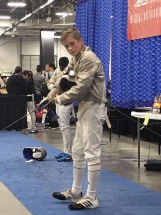 The youth fencers had great success recently and Allen Trudnos did so well he automatically qualified for nationals. Students, parents, and NFA offer heartfelt thanks to PAL for making it all possible. (Photos provided).