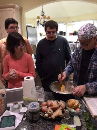 Harrison Wise, Rebecca Dawn Manrodt, Nate Druskin, Chef Gary Kolb