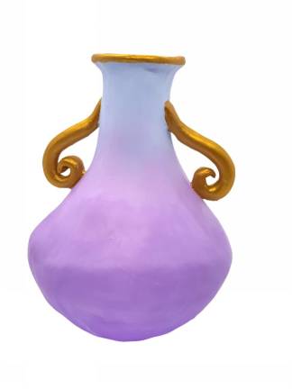 Purple Ombre Coil Vessel, by Tiffany Francois (Delaware Valley)