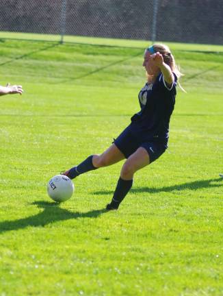 Roxbury's Madison Martino contributed one assist. Photos by George Leroy Hunter