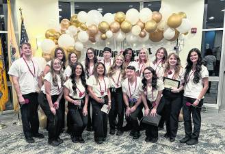 <b>Graduates of the Sussex County Community College nursing program.</b>