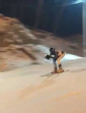 Local ski teams put in a great performance in the first Giant Slolum of the season. (Photo provided).