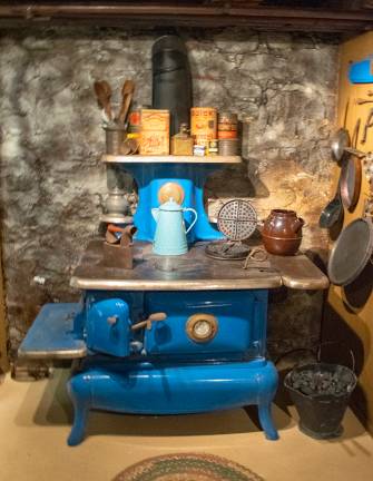 Kitchen at the Van Kirk Homestead. (Photo courtesy of the Sparta Historical Society)
