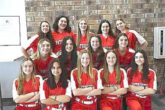 Lenape Valley softball team, 2022 (not pictured are players Julia Parise and Raya Shefferman).